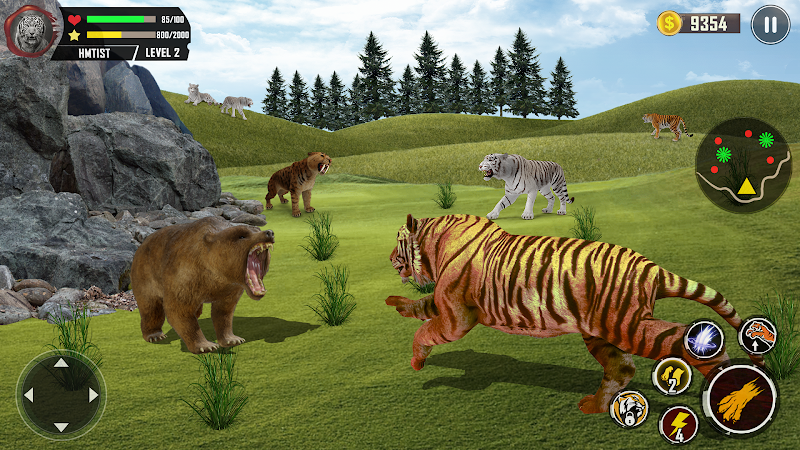 Tiger Simulator 3D Animal Game 스크린샷 3