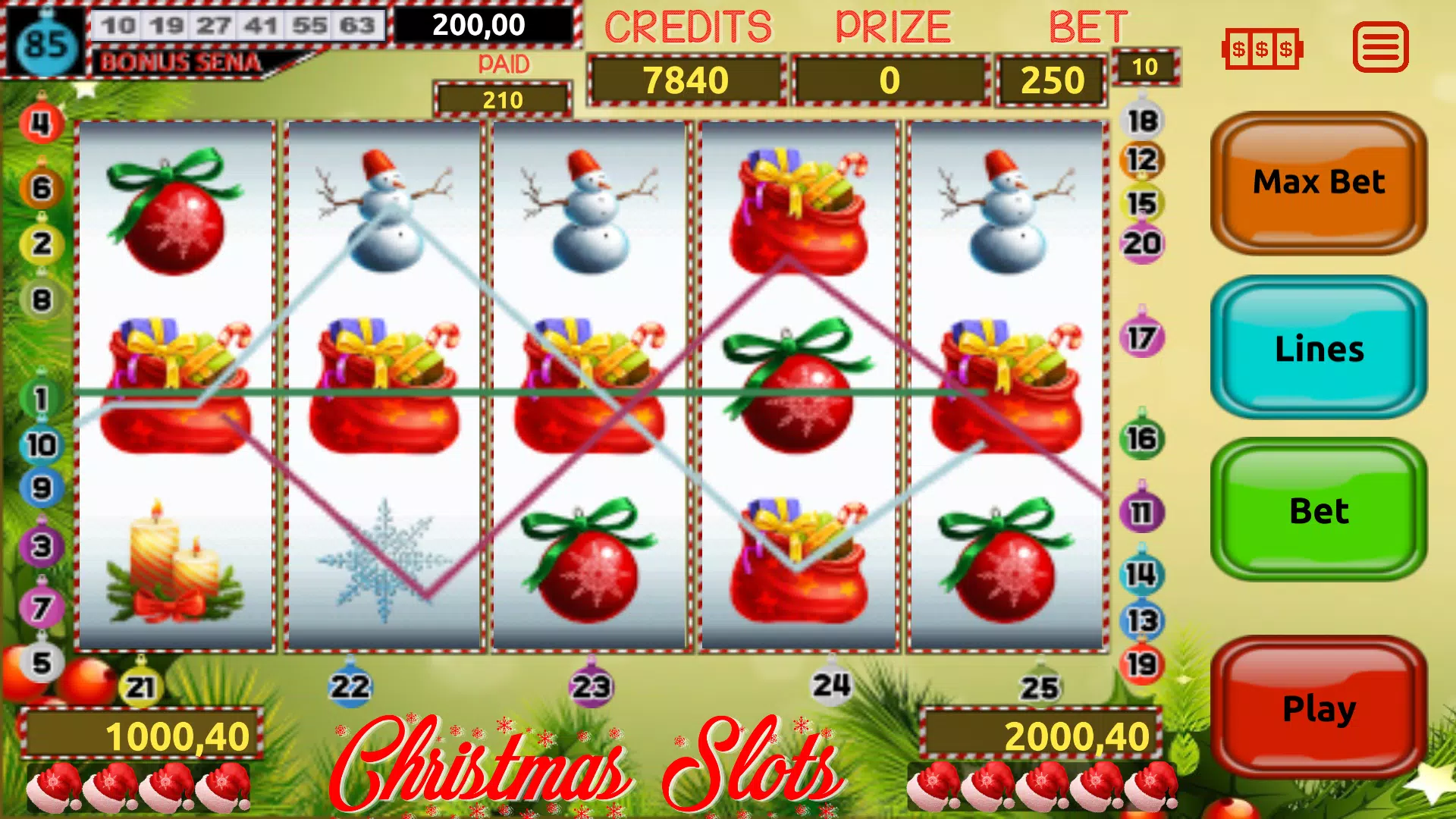 Christmas (Xmas) Slots Schermafbeelding 1