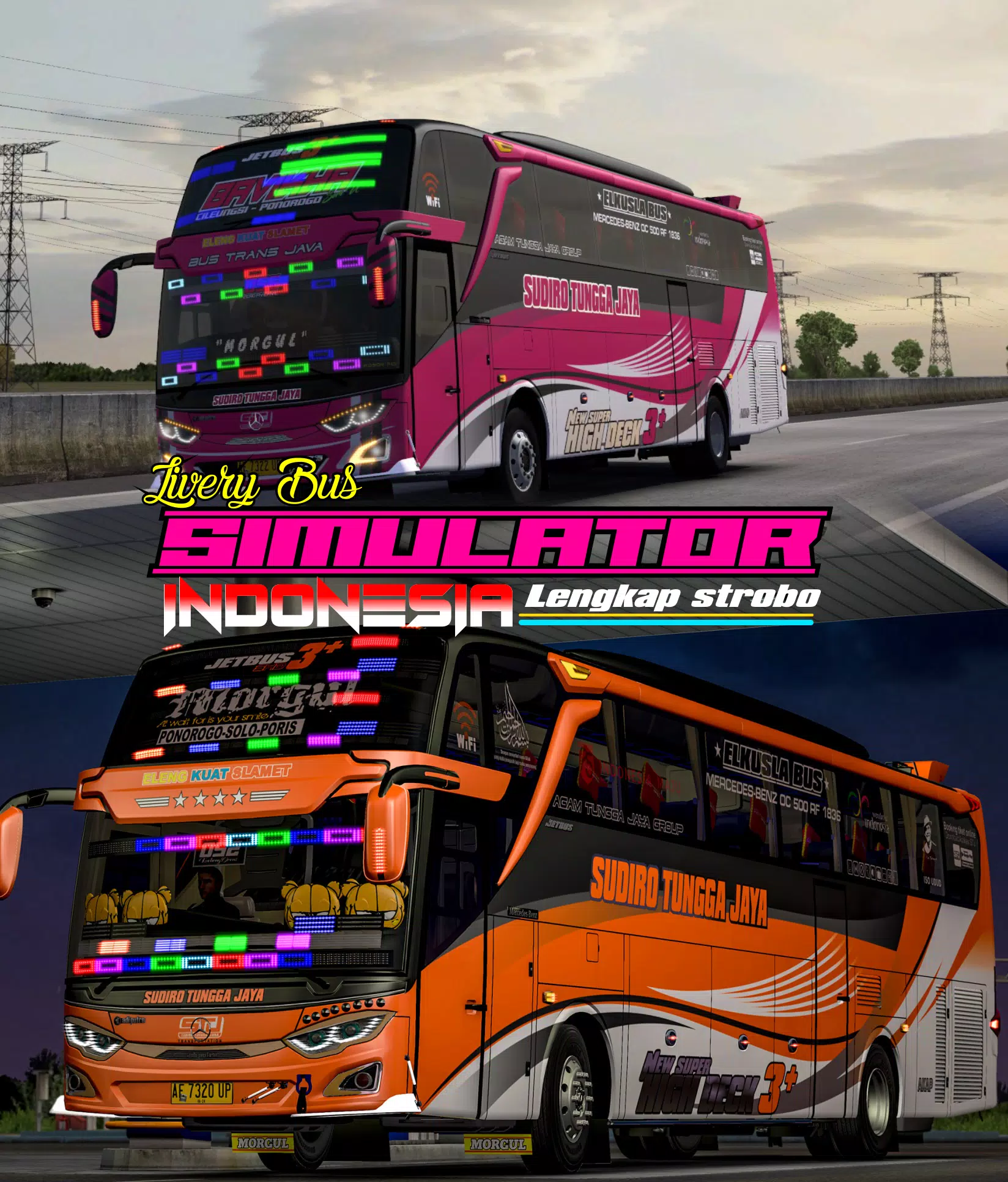 Skin Bus Simulator Indonesia Captura de pantalla 1