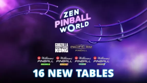 Zen Pinball World는 3 팩으로 16 개의 새로운 테이블로 확장됩니다.