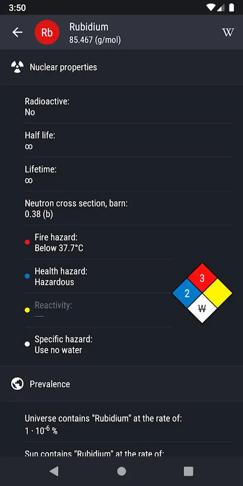 Periodic Table 2023 PRO Screenshot 3