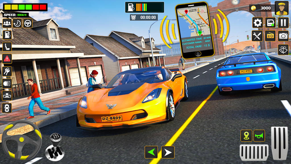 City Cab Driver Car Taxi Games ภาพหน้าจอ 2