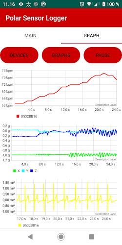 Polar Sensor Logger Zrzut ekranu 4