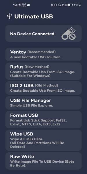 Ultimate USB MOD Schermafbeelding 1
