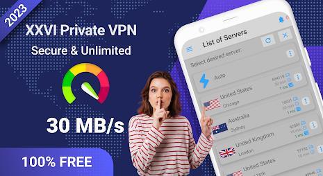 XV Private VPN - Fast Proxy ဖန်သားပြင်ဓာတ်ပုံ 1