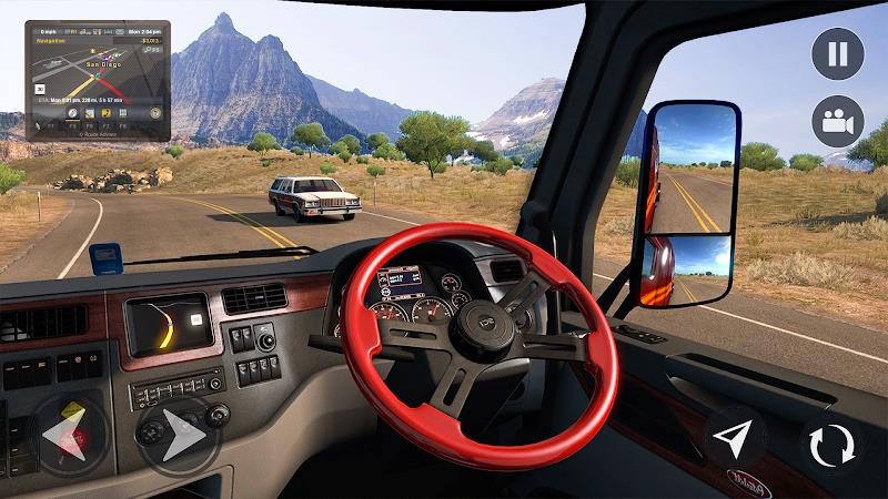 American Truck Driving Games Captura de tela 2