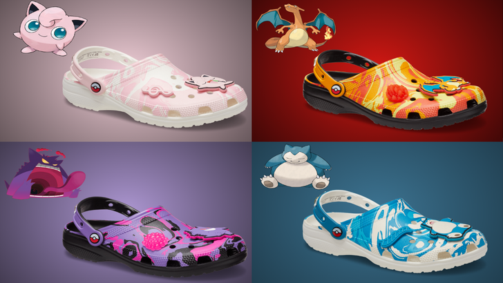 Pokémon Crocs Feature Gen 1 Pokémon Designs