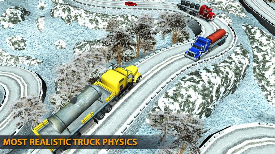 Truck Driving Uphill Simulator Schermafbeelding 4