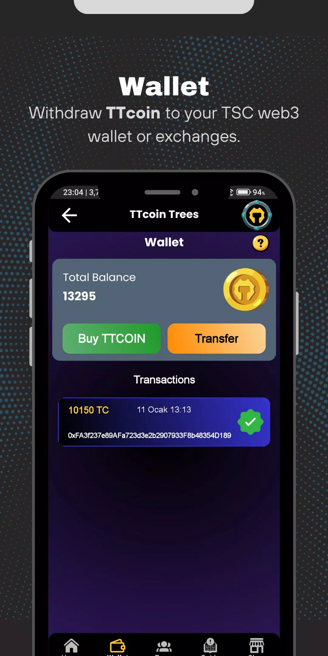 TTcoin Trees Captura de pantalla 4