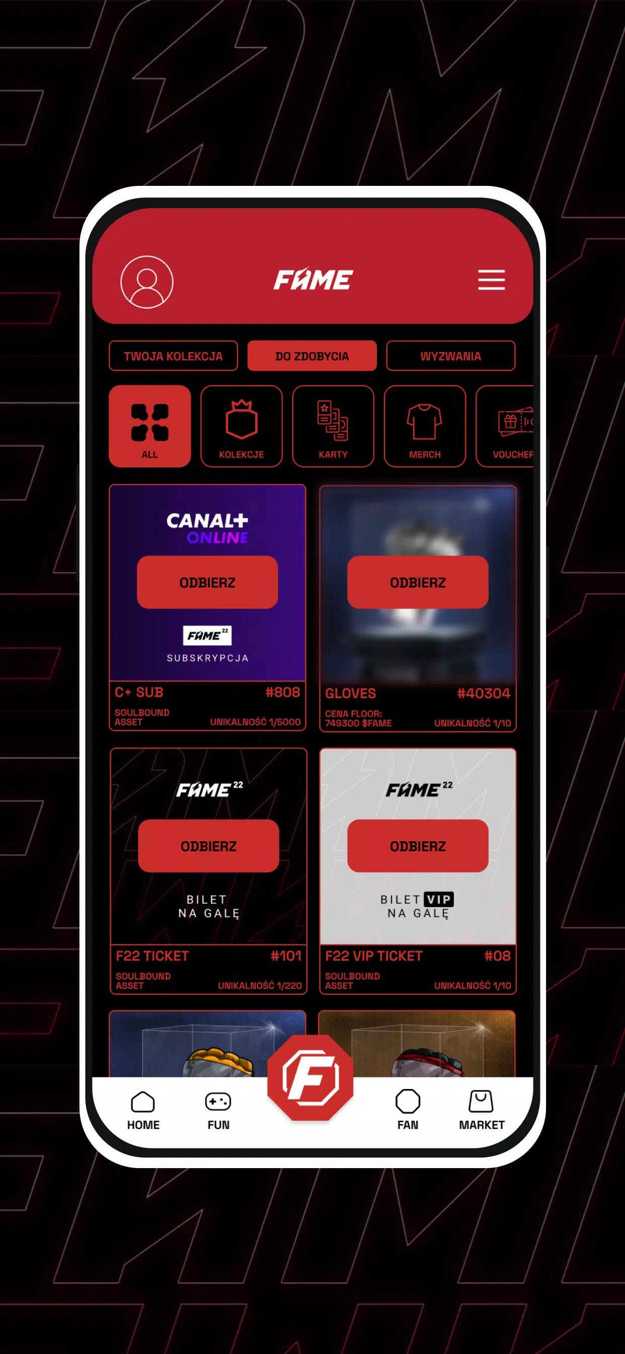FAME MMA APP 스크린샷 2