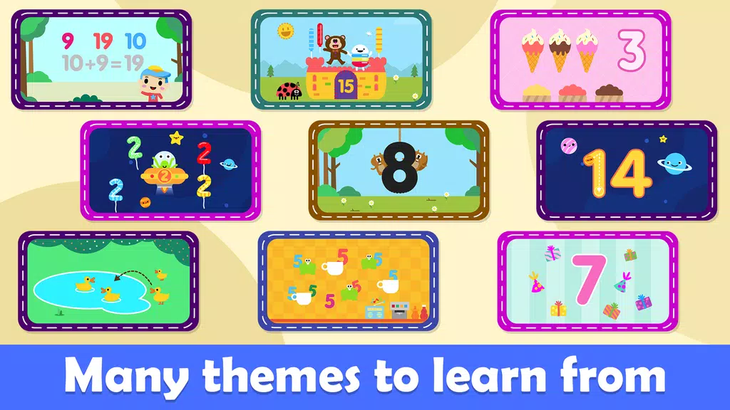 Learning 123 Numbers For Kids Captura de tela 2