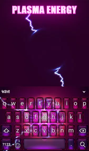 Plasma Keyboard & Wallpaper Captura de pantalla 2