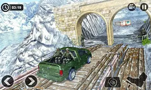 Offroad Army Cargo Driving Schermafbeelding 2