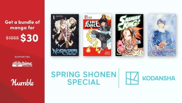 Deal Manga Spring Shonen de Humble Bundle: 96 Volumes of Fire Force, Noragami pour 30 $