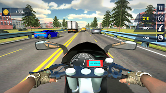 Endless Moto Traffic Racer 3D Tangkapan skrin 3