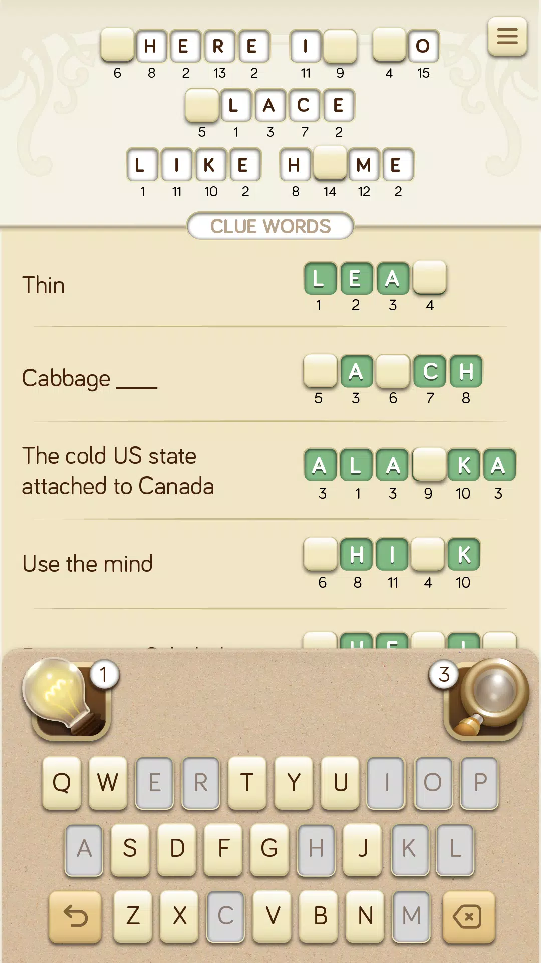 Logicross: Crossword Puzzle Captura de tela 4