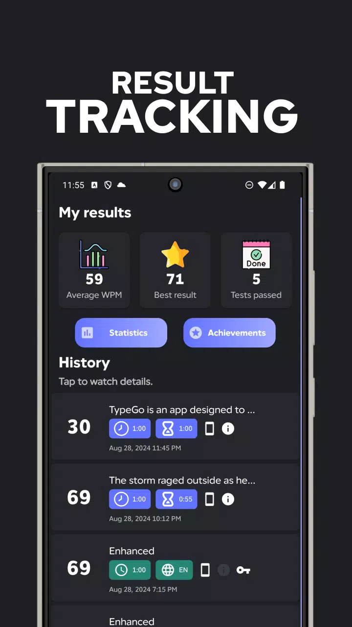 TypeGo Capture d'écran 2
