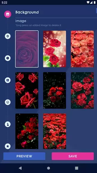 Red Rose 4K Live Wallpaper Schermafbeelding 1