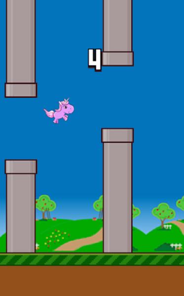 Flappy Unicorn Schermafbeelding 4