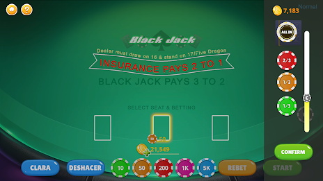 Blackjack - Casino World應用截圖第2張