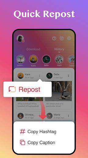Downloader for IG, Story Saver स्क्रीनशॉट 3