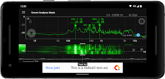 Sound Analyzer Basic Schermafbeelding 4