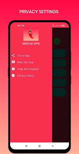 Mirchi VPN - Private & Fast Ảnh chụp màn hình 3