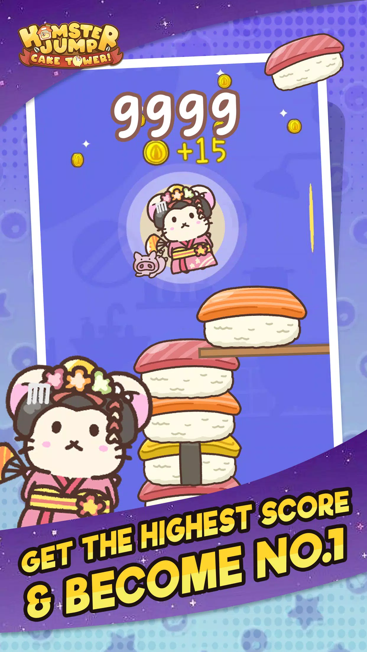 Hamster Jump: Cake Tower! Screenshot 2