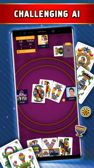 Briscola Offline - Card Game Capture d'écran 2