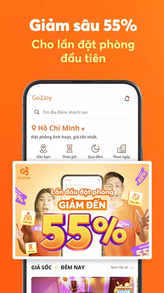 Go2Joy - Hourly Booking App Captura de pantalla 3