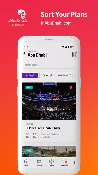 Abu Dhabi Calendar Скриншот 1