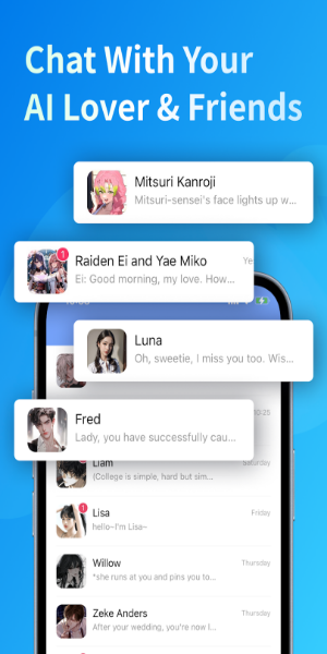 Hi.AI - Chat With AI Character Captura de pantalla 2
