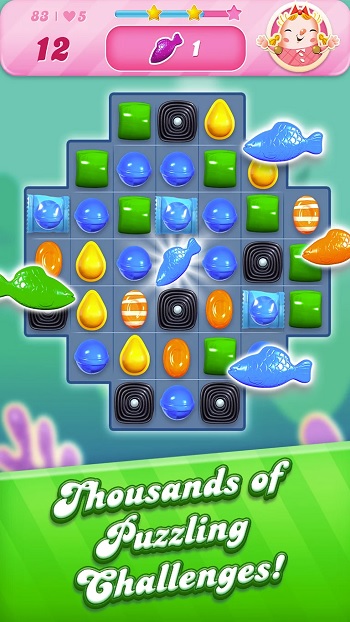 Candy Crush Saga Captura de tela 3