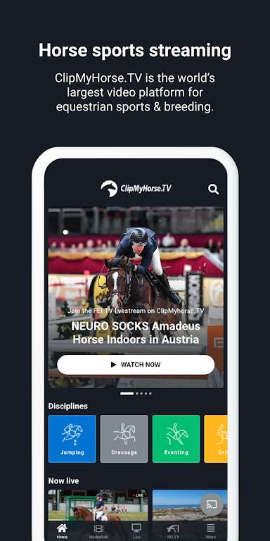 ClipMyHorse.TV & FEI.TV Ekran Görüntüsü 2