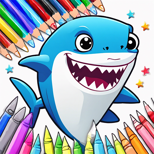 Baby Shark Coloring Book