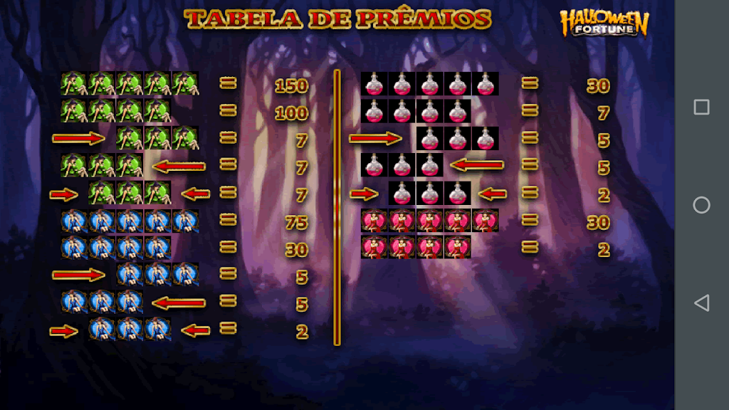 Halloween Fortune Caça Níquel Скриншот 4