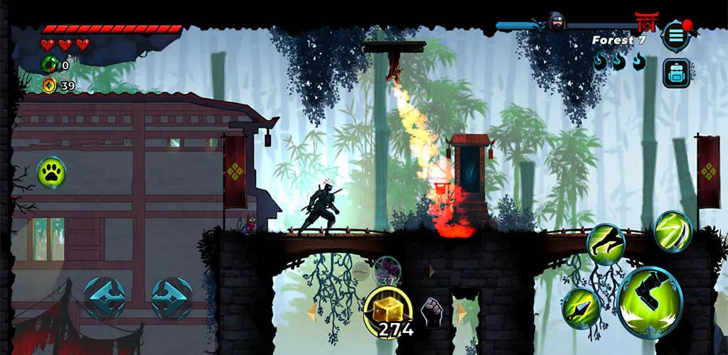 Ninja War: Shadow Adventures Capture d'écran 2