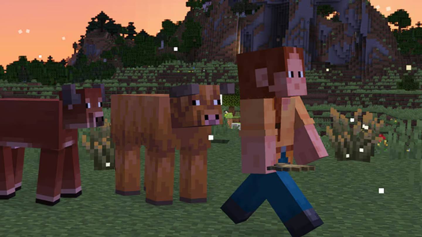 Minecraft เปิดตัววัวที่ปรับตัวได้พืชใหม่ที่มีหิ่งห้อยและดนตรีรอบข้าง