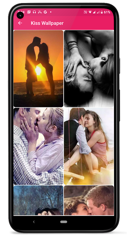 Kiss Me Love Stickers: Kiss Me Wallpaper スクリーンショット 1