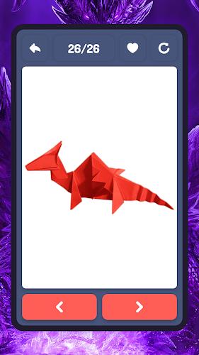 Origami dragons Tangkapan skrin 3