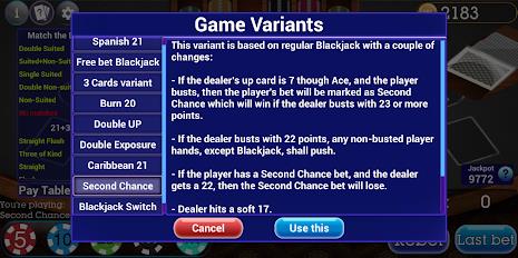 Spanish Blackjack 21 स्क्रीनशॉट 2
