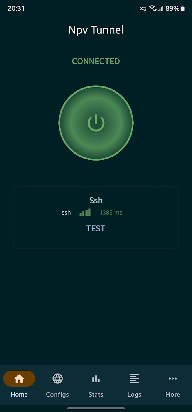 Npv Tunnel V2ray/Psiphon/SSH Screenshot 1