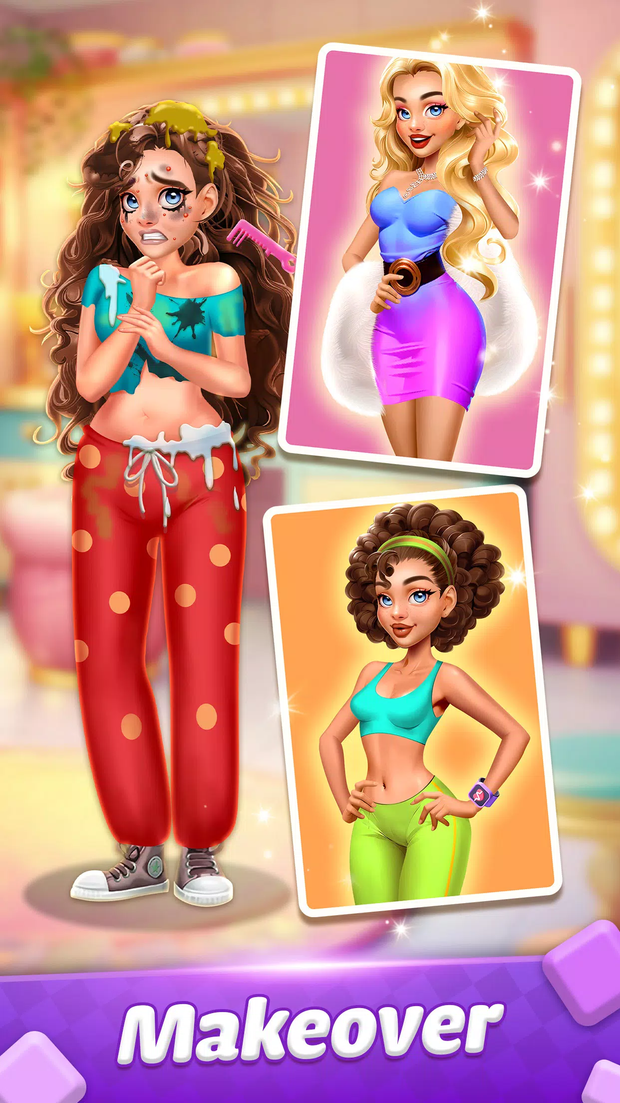 Makeover Triple Match 3D Captura de pantalla 2
