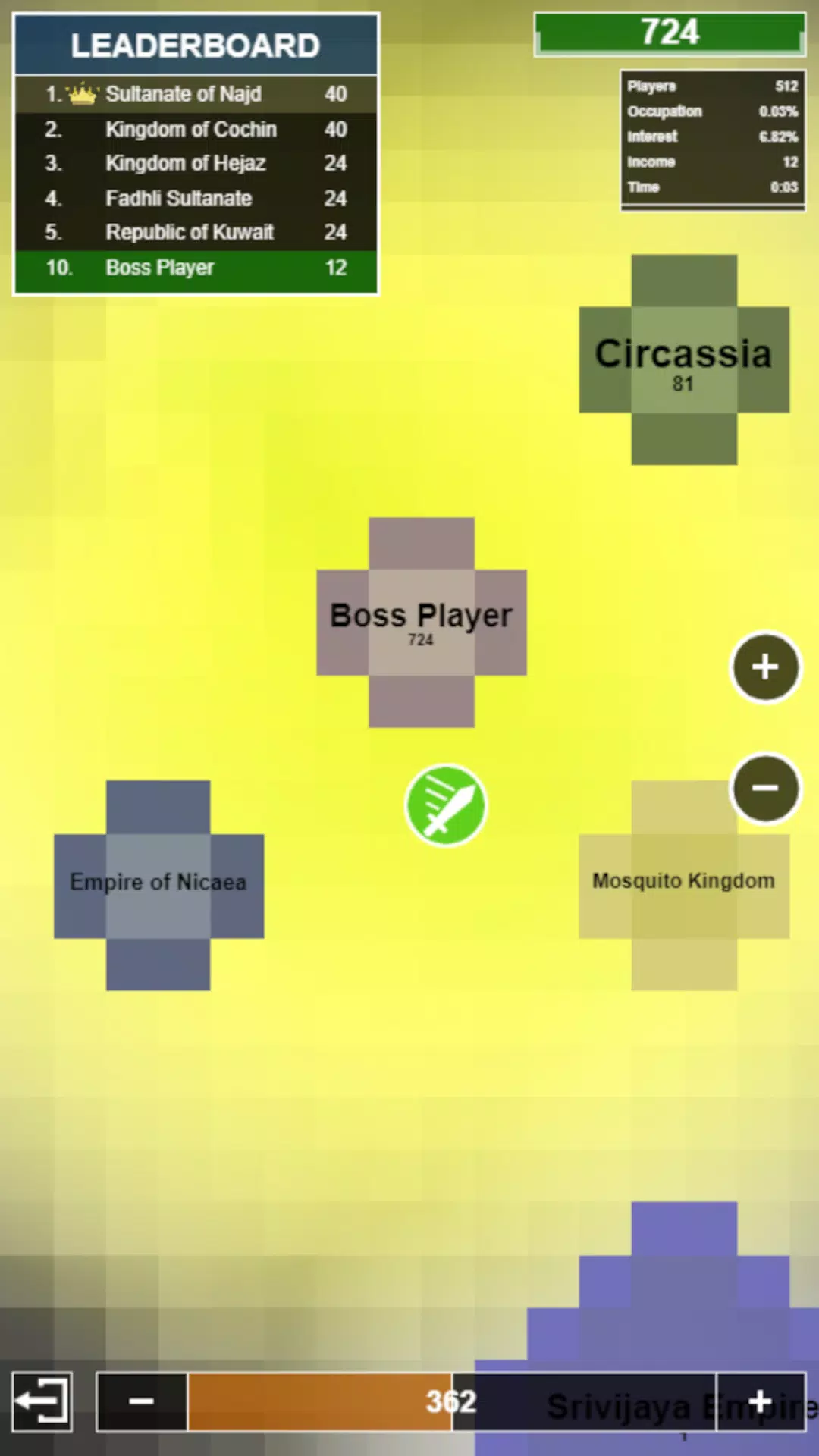 Territorial.io スクリーンショット 1