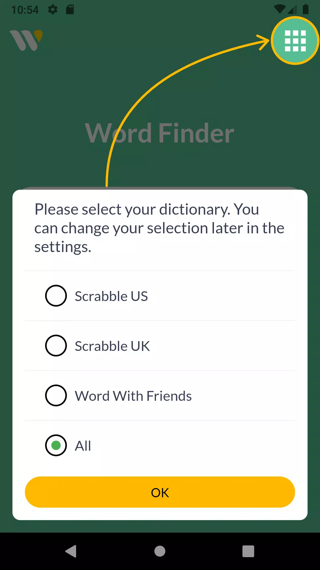 Wordfinder by WordTips スクリーンショット 1