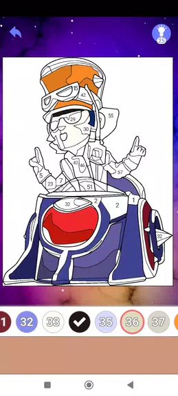 Coloring Book of Brawl S. Fans Captura de pantalla 1