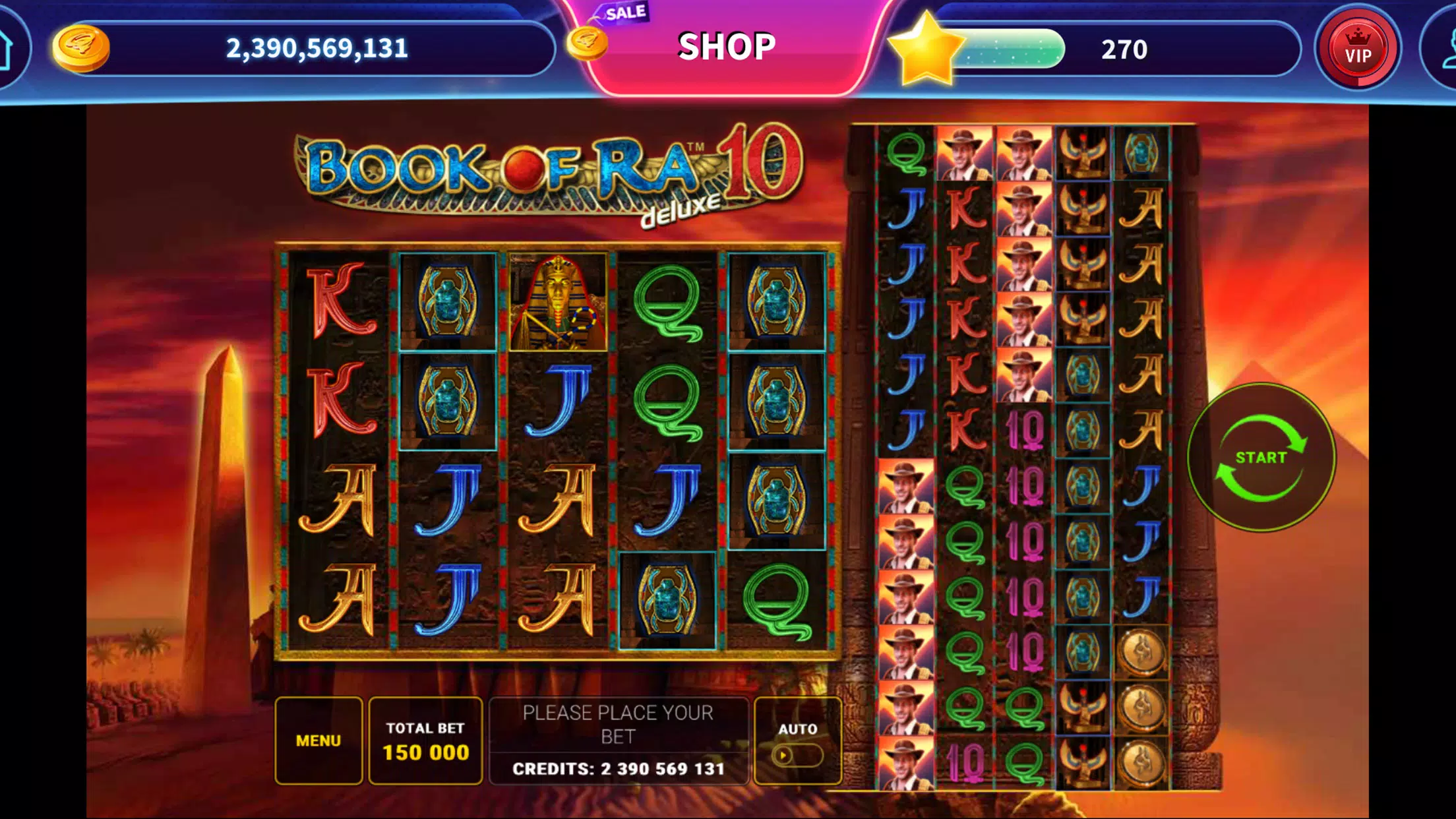 Book of Ra™ Deluxe Slot Capture d'écran 4