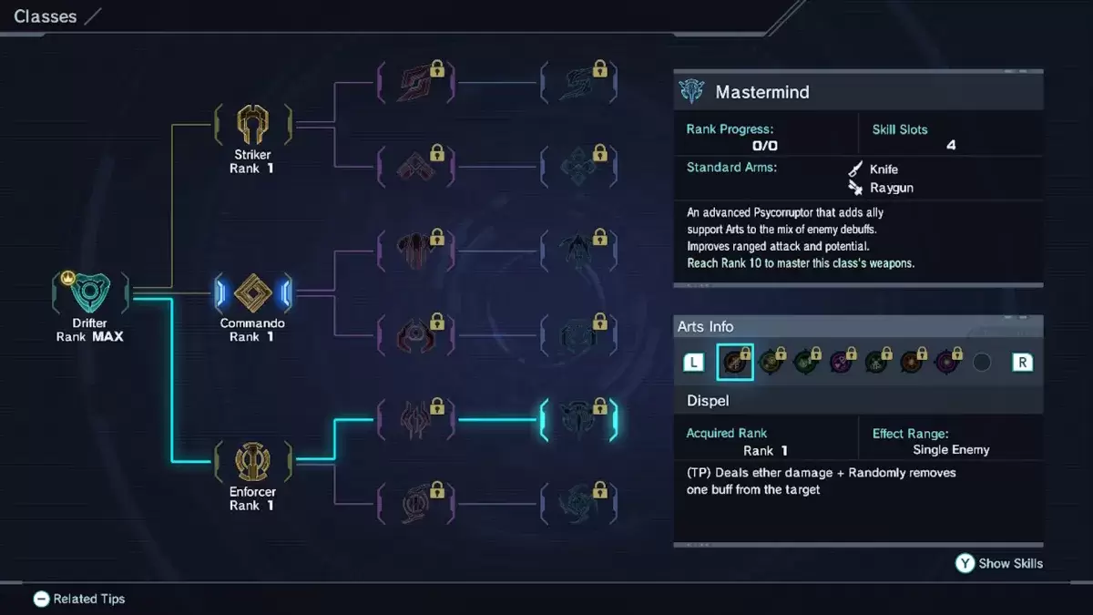 Вариант класса Mastermind в Xenoblade Chronicles X