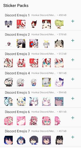 Honkai Whatsapp Stickers Screenshot 1