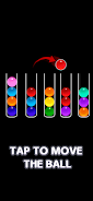 Ball Sort Puzzle: Bubble Sort Schermafbeelding 1